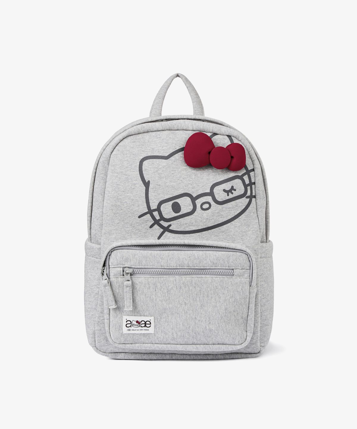 에이이에이이(AEAE) HELLO KITTY FACE BACKPACK [GREY]