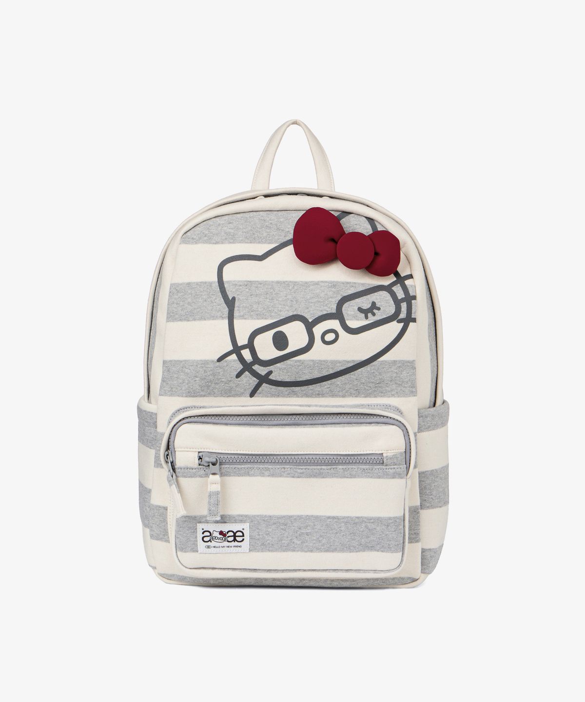 에이이에이이(AEAE) HELLO KITTY FACE BACKPACK [STRIPE]