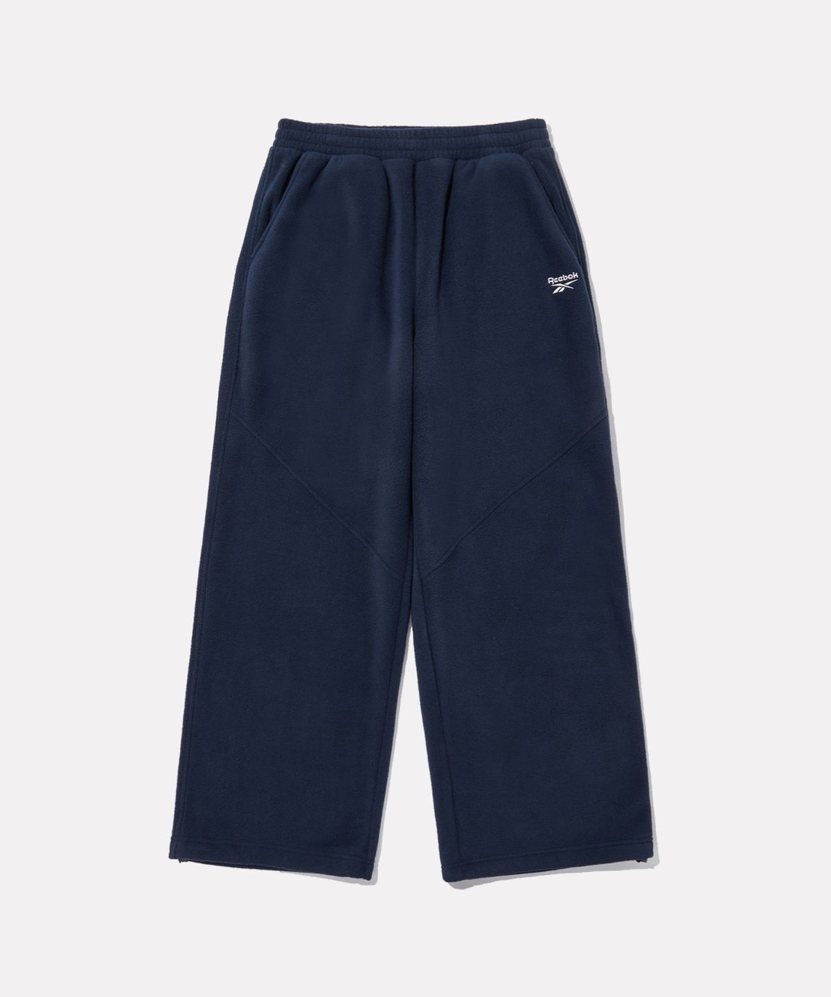 리복(REEBOK) 플리스 와이드 2WAY 팬츠 - 네이비