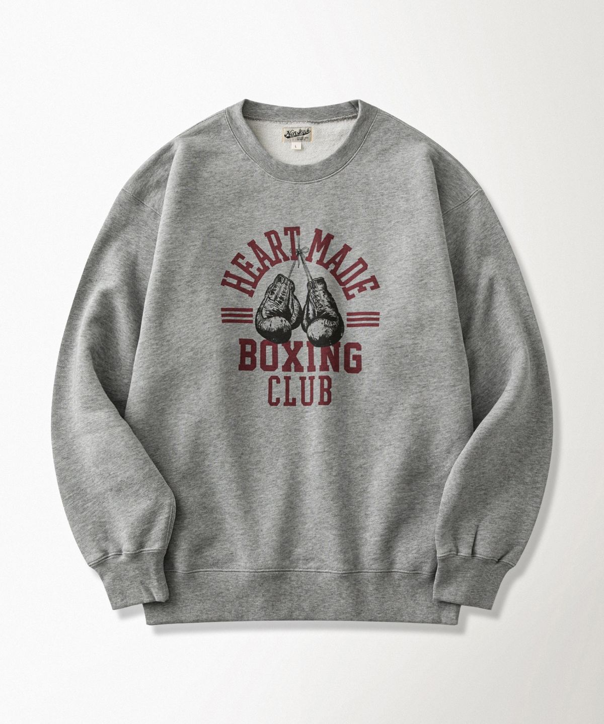 브론슨(BRONSON) Boxing Club Graphic 17.5 oz Sweatshirt Grey