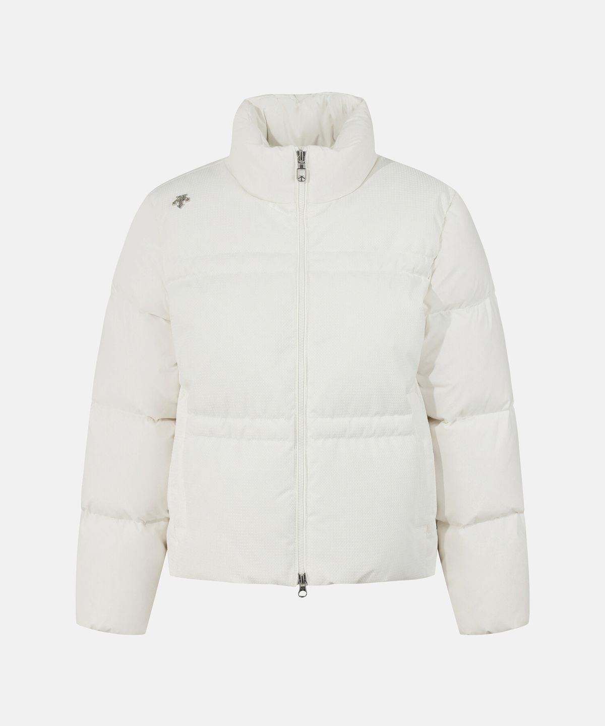데상트(DESCENTE) 여성 중경량 배색 다운 자켓 화이트 SR422SDJO5