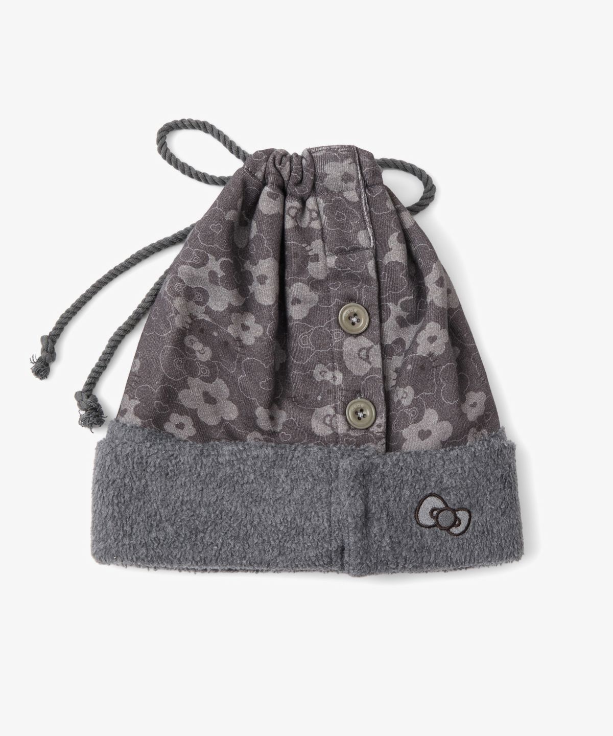 에이이에이이(AEAE) HELLO KITTY NECK WARMER BEANIE [BROWN]