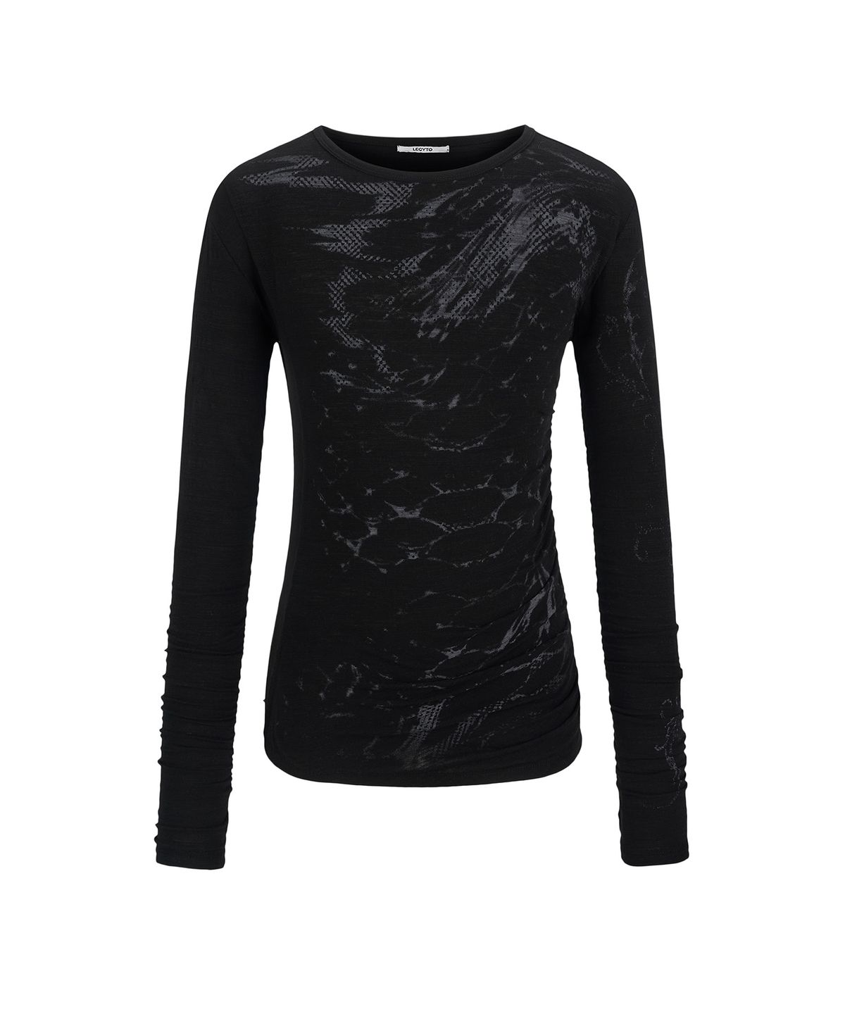 레씨토(LECYTO) Afterimage Long Sleeve_[Black]