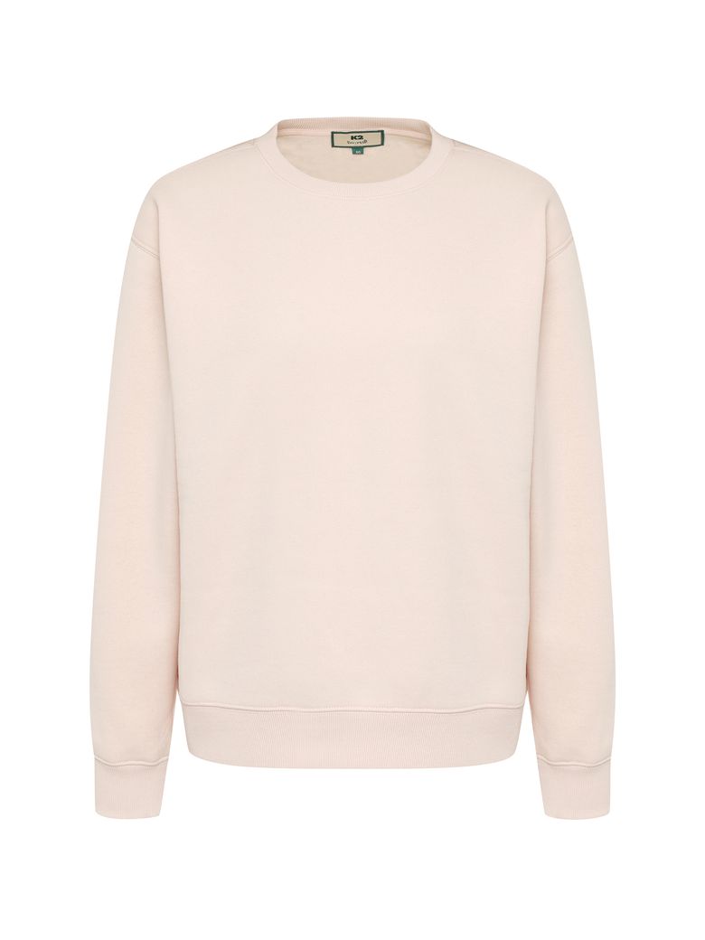 FOR:REST 동절 기모 맨투맨 W_PASTEL CORAL_KWW26252Q7