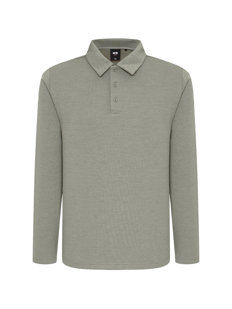 BOOST_겨울 브러쉬 잠재권축 폴로_D/GRAYISH BEIGE_KMW26283JS