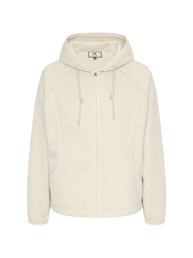 FOR:REST CORDY 후디 자켓 W_CREAM BEIGE_KWW26154W9