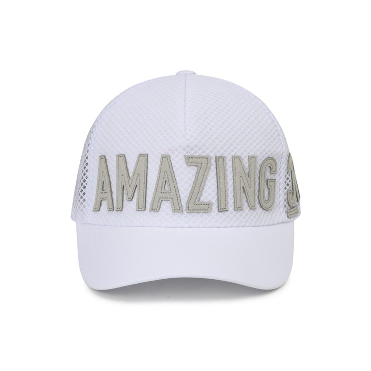 어메이징크리(AMAZINGCRE) 올 메쉬 커팅 로고 캡_A77UCP0601