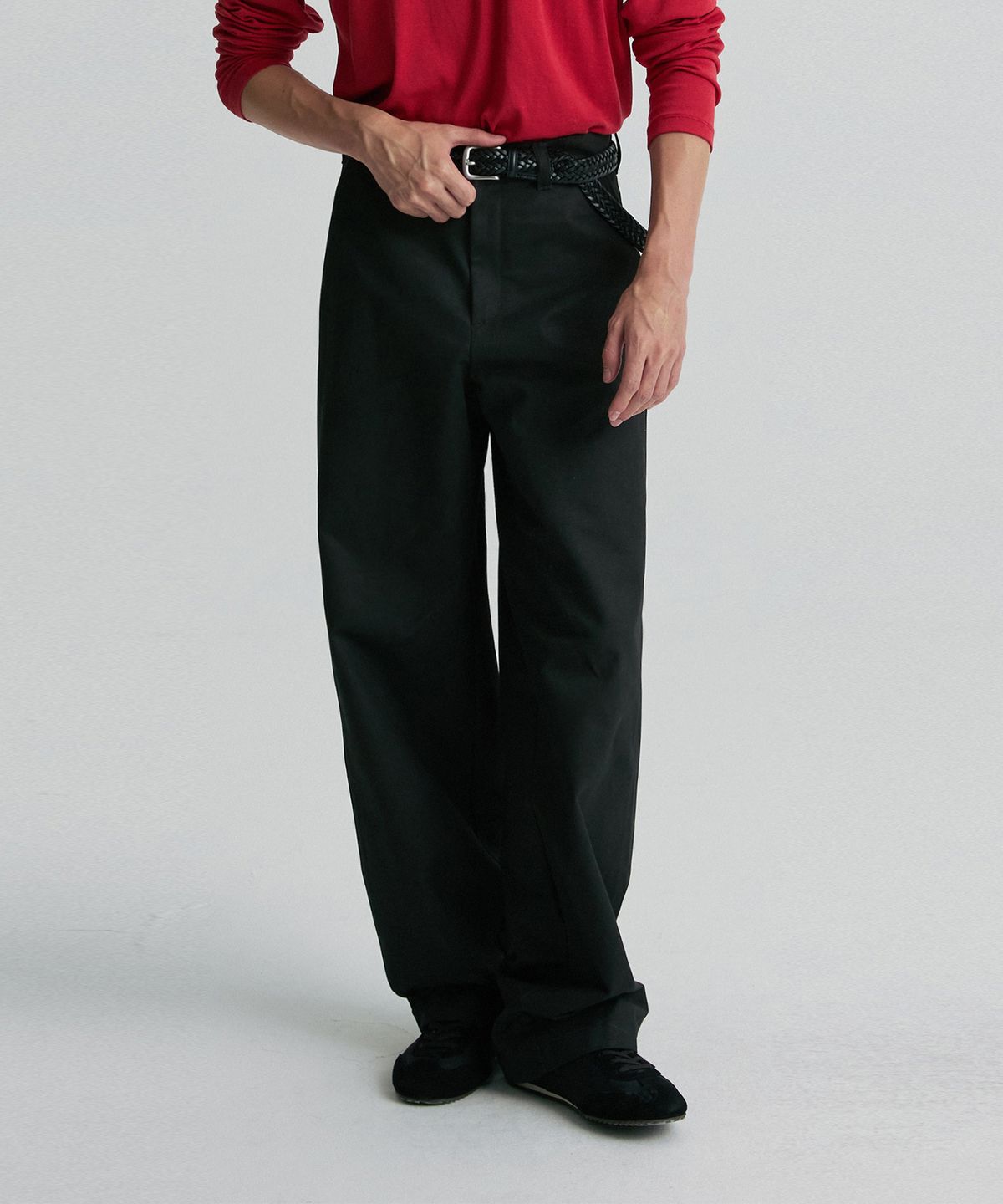 리이 맨(RERHEE MEN) BALLOON-LEG TROUSERS