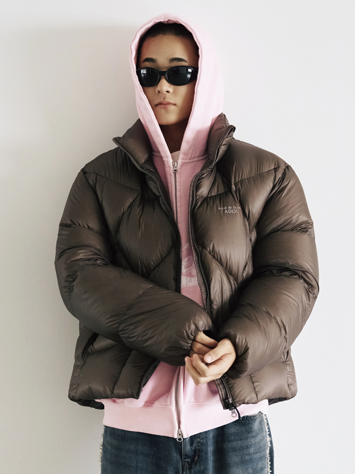 아크메드라비(ACME DE LA VIE) STANDARD FILL DUCK DOWN JACKET [BROWN]