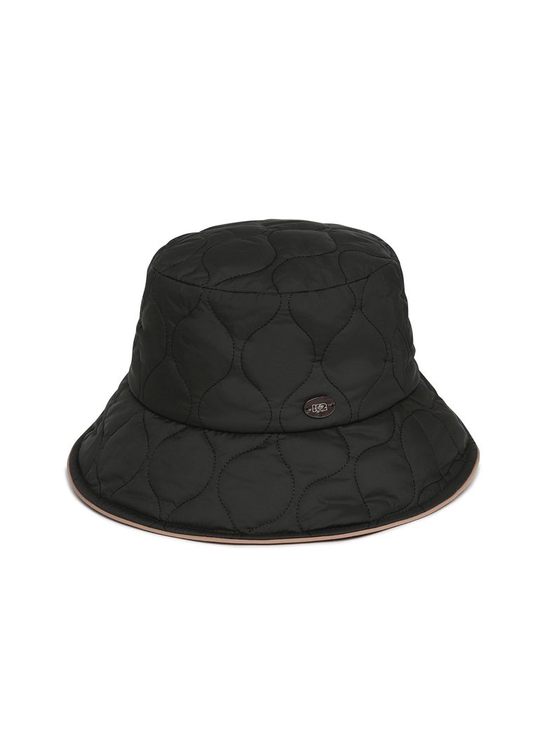 여성 퀼티드 패딩 HAT_Black_KWW26C55Z1
