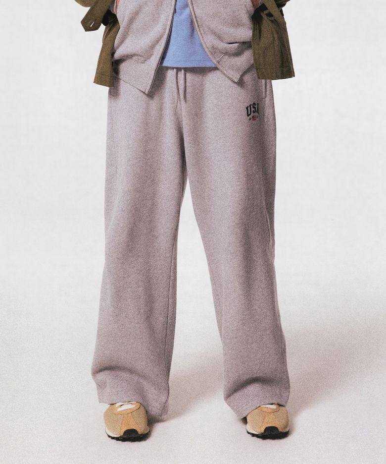 USA Curved Pants(Brushed) / WHTMG4T22U
