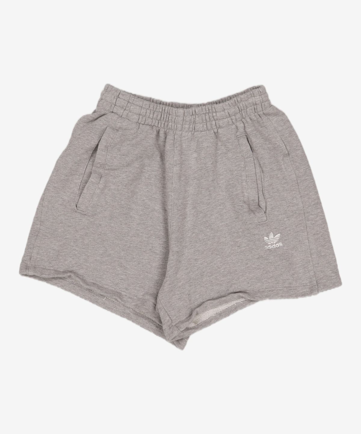 아디다스(ADIDAS) 에센셜 프렌치 테리 쇼츠 - 미디엄그레이헤더 / IY7341 XS