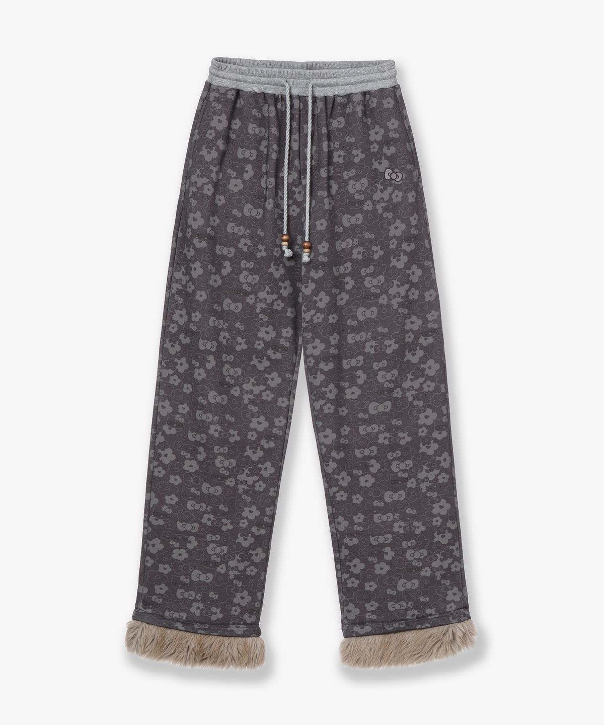 에이이에이이(AEAE) HELLO KITTY FUR SWEATPANTS [BROWN]