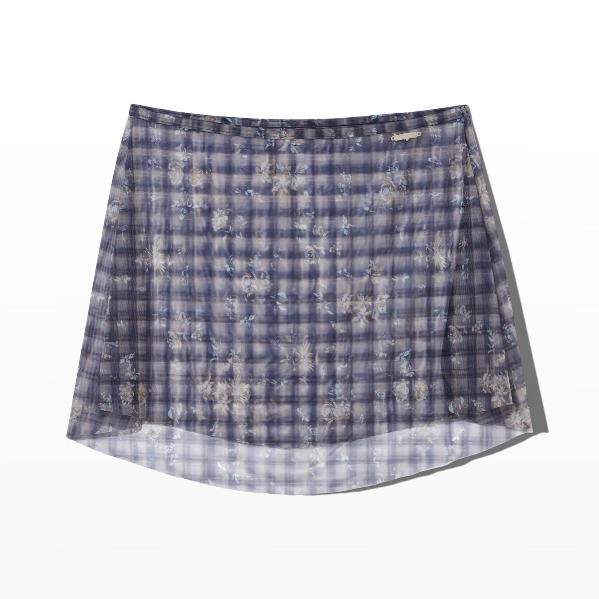 후포(HOOPOE) signature sheer ballet skirt_Midnight navy
