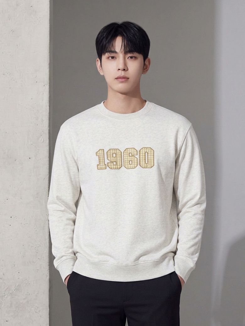 공용 기모 아플리케 프린트 맨투맨_101(10590-031-804-12)