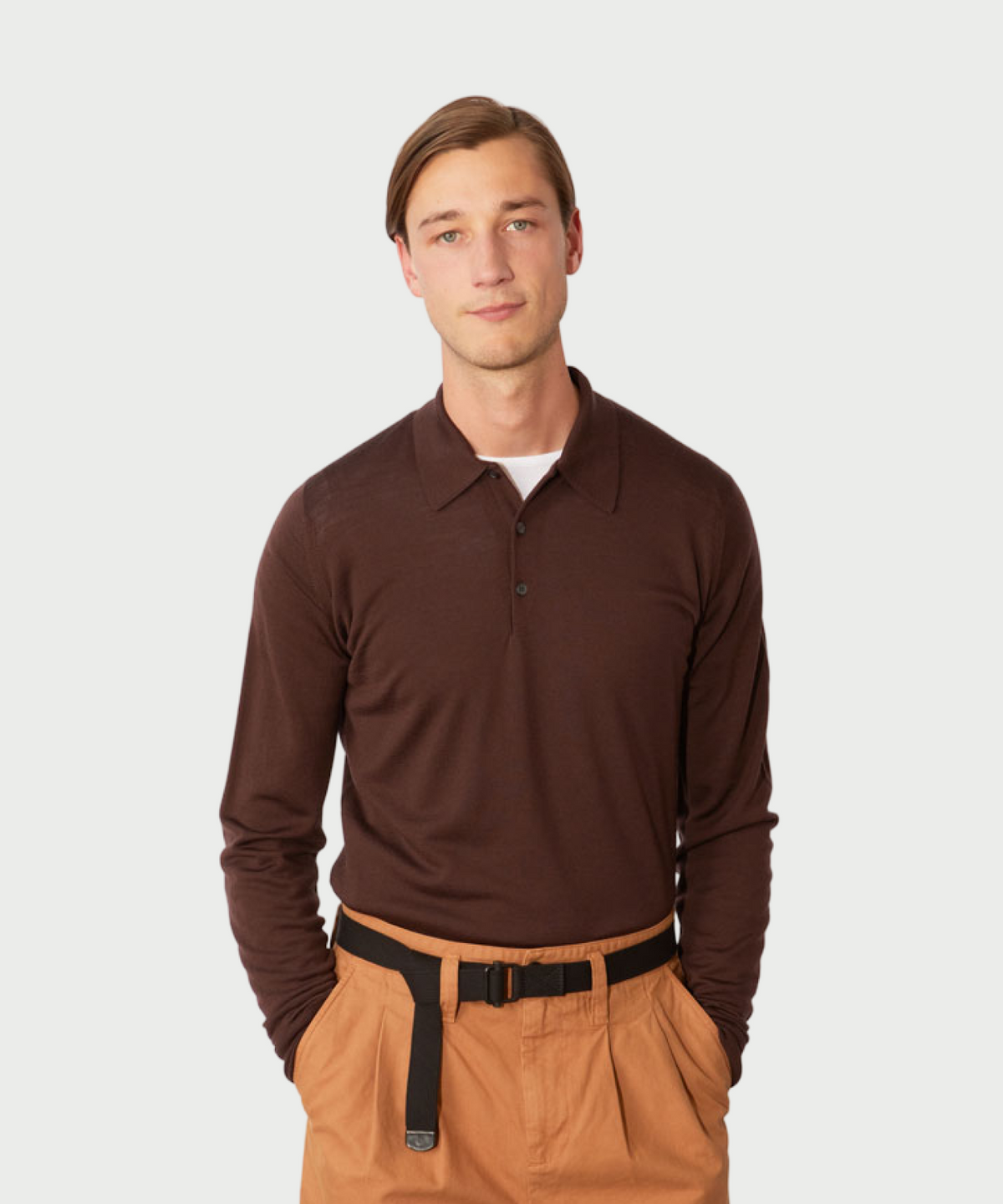 존 스메들리(JOHN SMEDLEY) DORSET Extra Fine Merino Wool Easy Fit Polo Shirt Heritage-2, 9 Colors