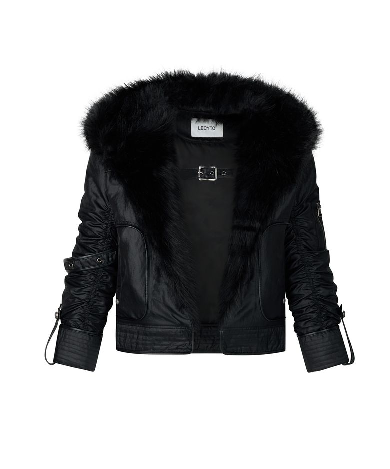 Fur Flight Jacket_[Black]