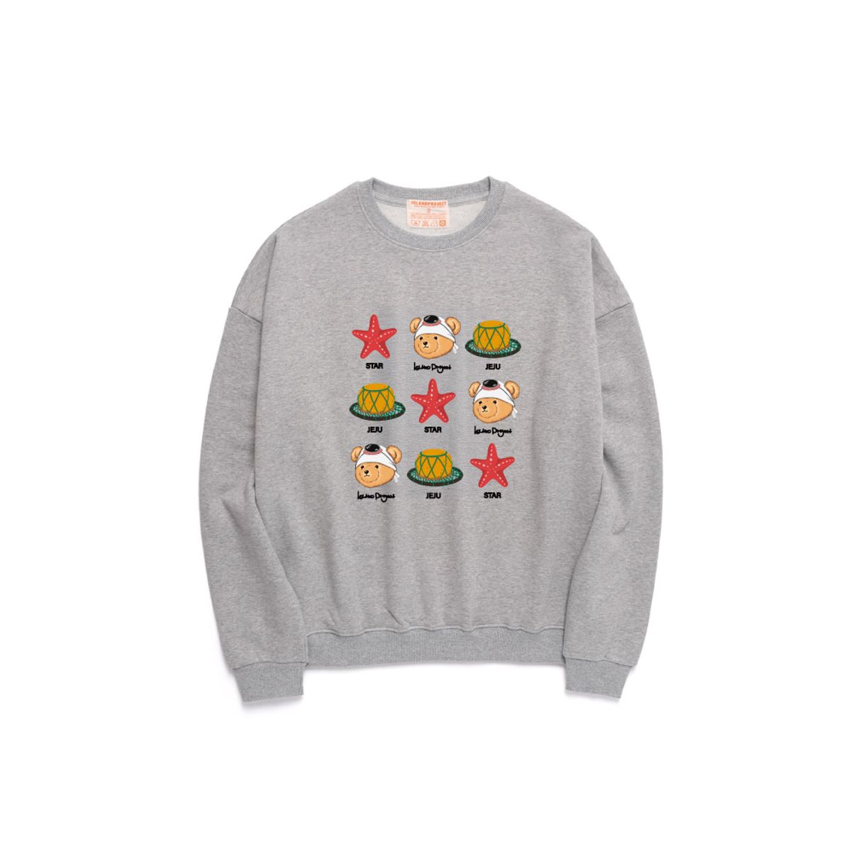 아일랜드 프로젝트(ISLAND PROJECT) Starfish Sea Club Sweatshirt  - Gray