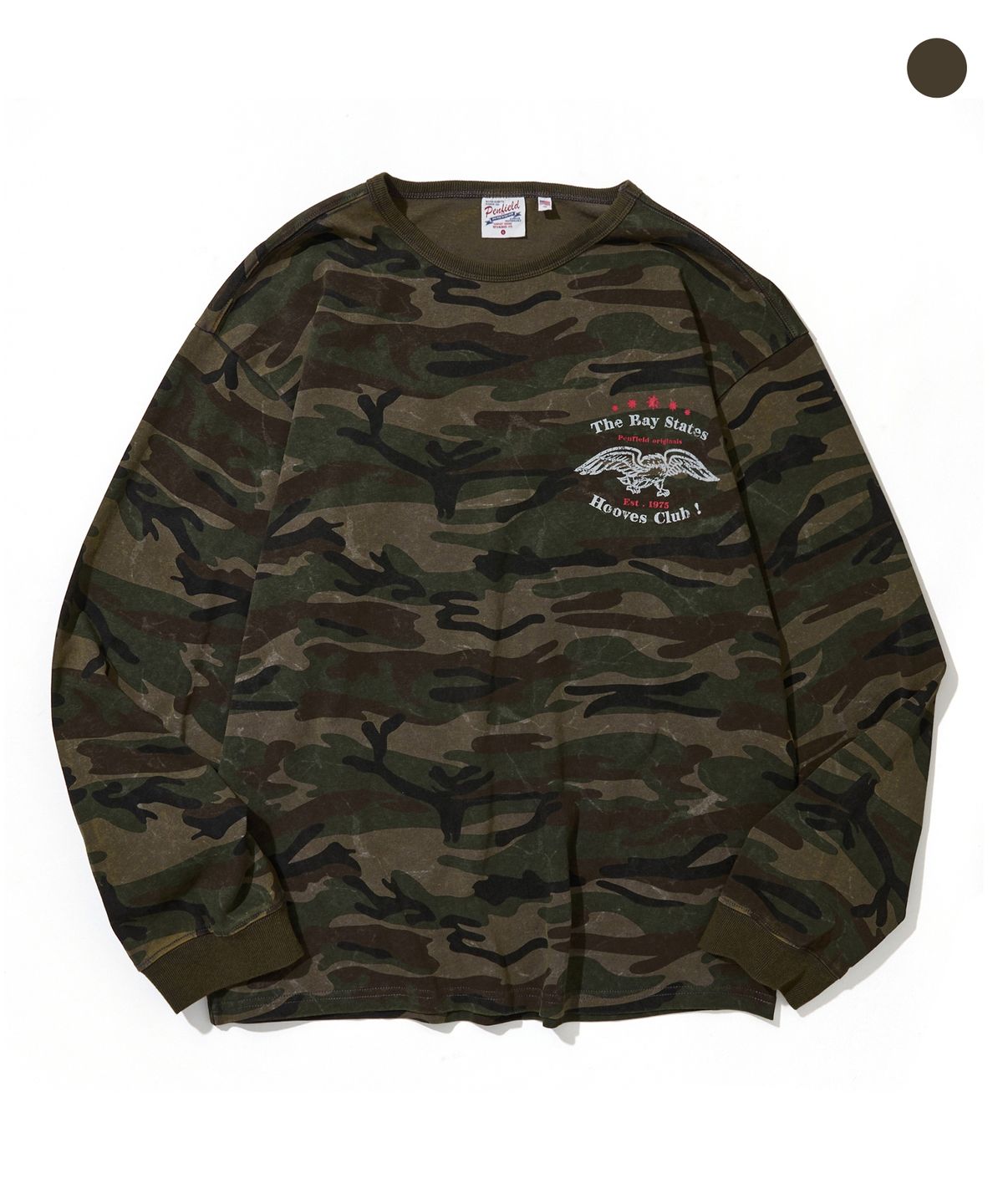 펜필드(PENFIELD) [PF]베이스테이트 워시드 긴소매 티셔츠_FT1KL20U