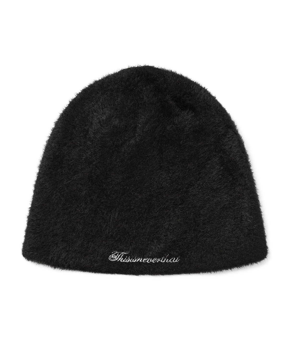 디스이즈네버댓(THISISNEVERTHAT) Shaggy No Cuff Beanie Off Black