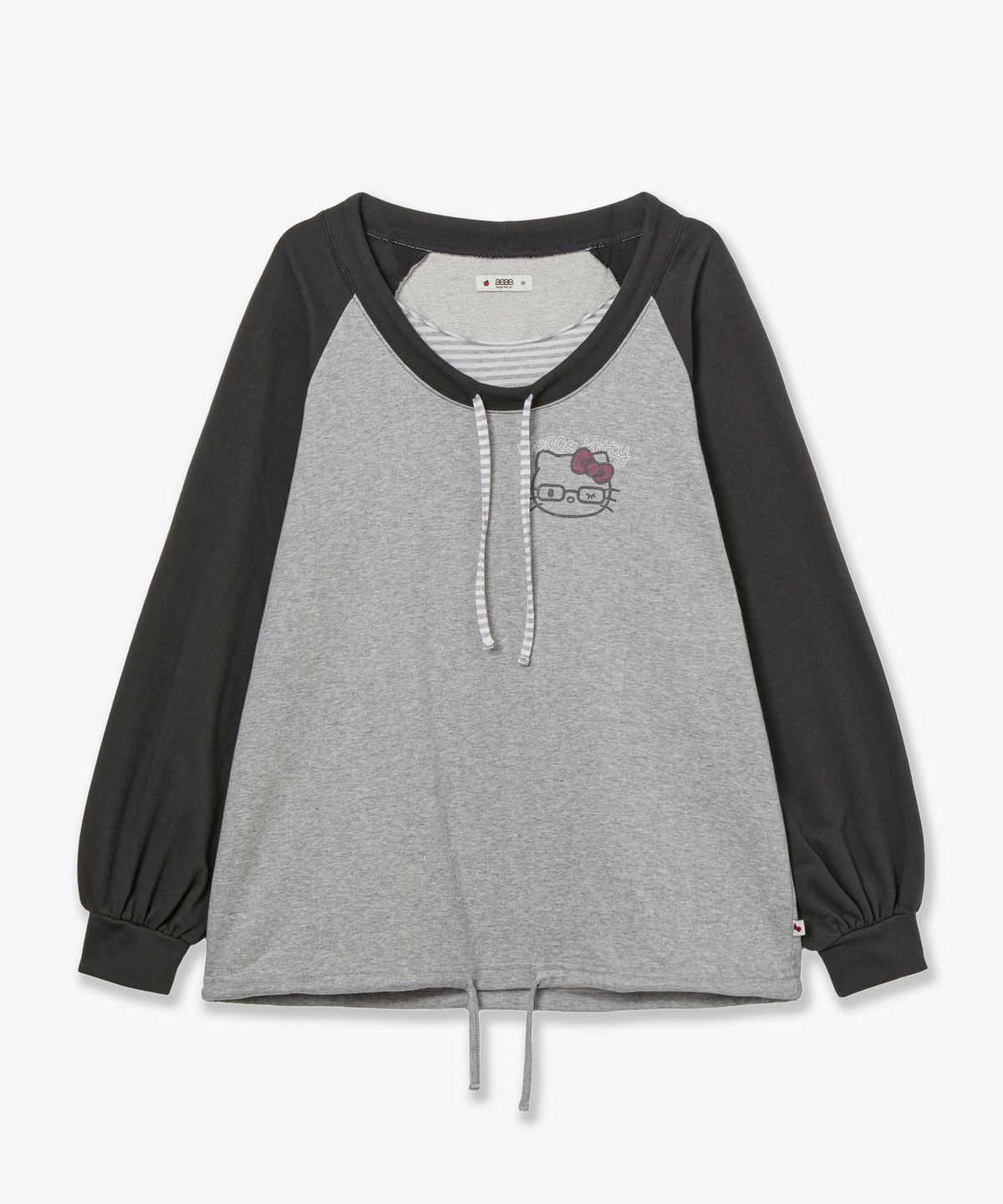 에이이에이이(AEAE) HELLO KITTY DRAWSTRING TOP [GREY]