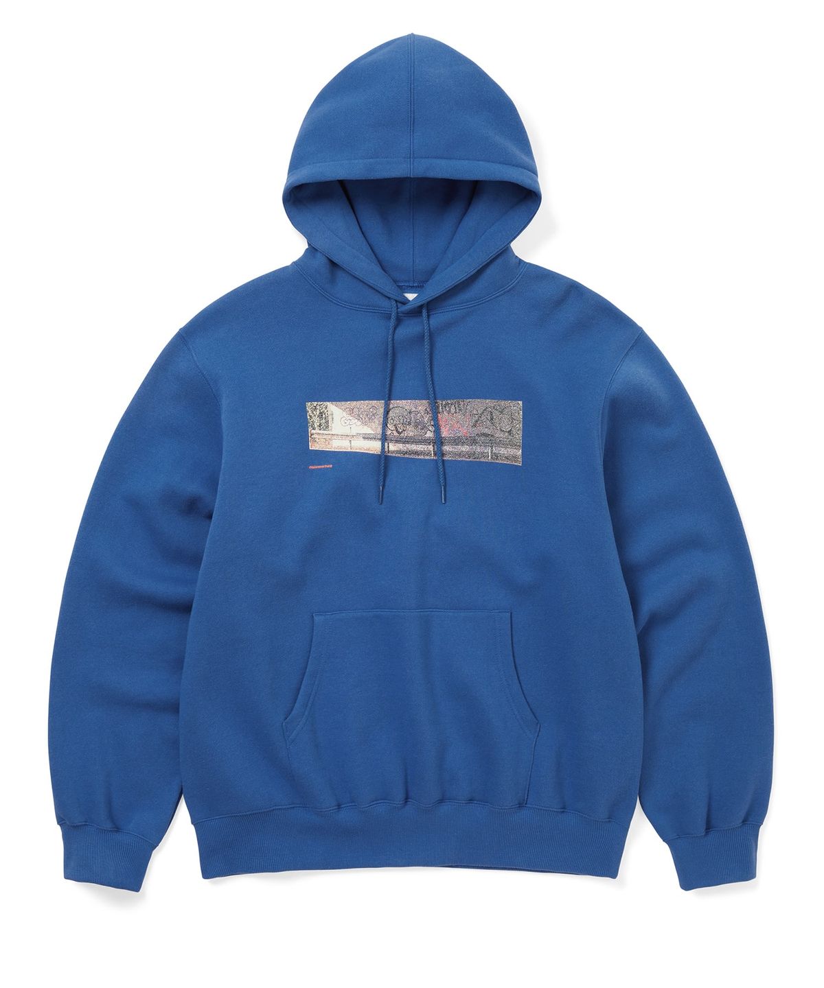 디스이즈네버댓(THISISNEVERTHAT) Wallscape Hoodie Blue