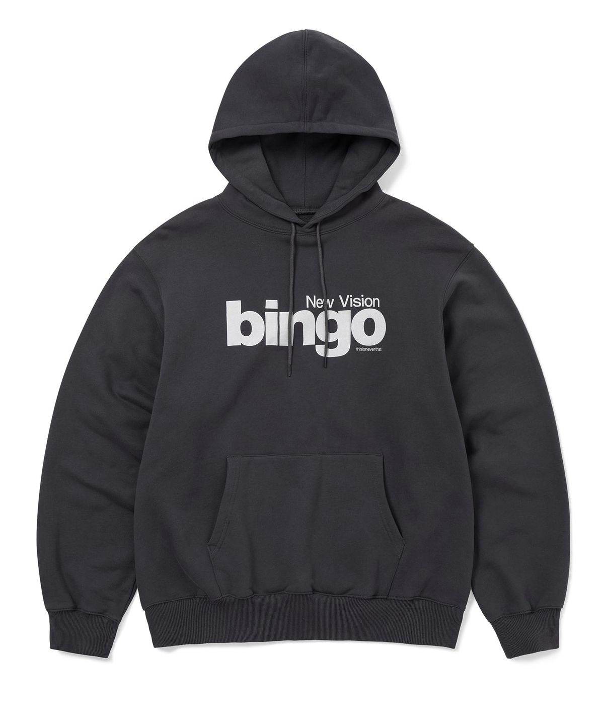 디스이즈네버댓(THISISNEVERTHAT) N.V. bingo Hoodie Charcoal