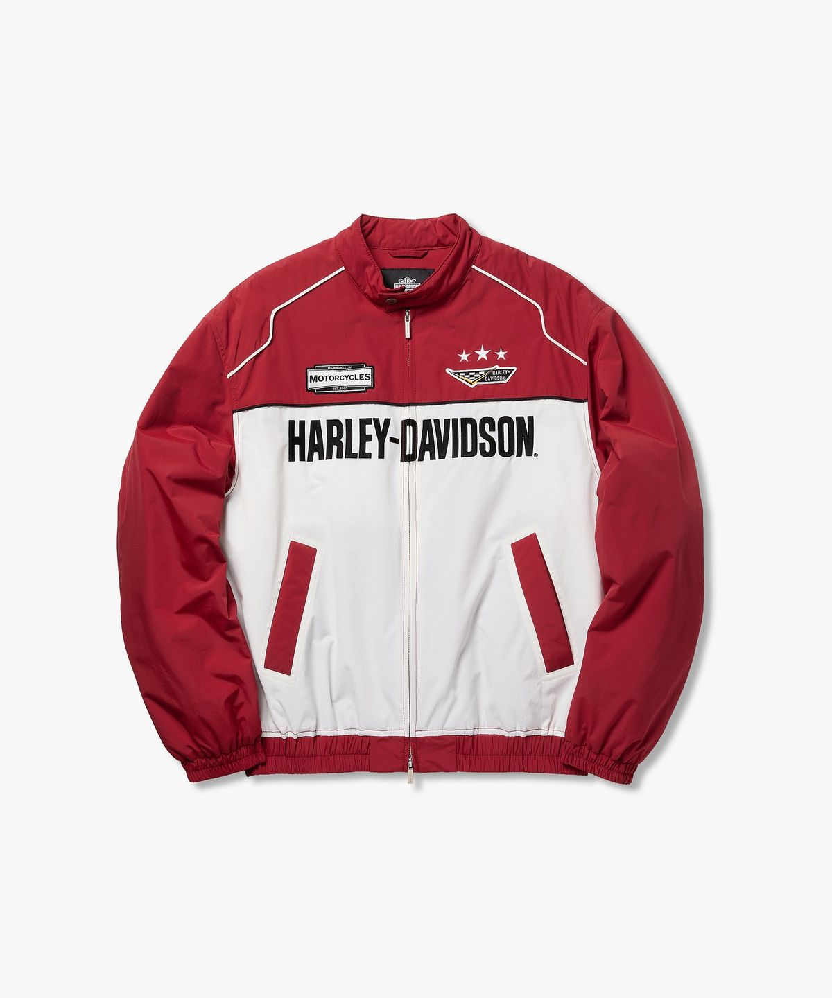 할리데이비슨 컬렉션스®(HARLEY-DAVIDSON COLLECTIONS®) 아이코닉 모토 자켓 레드 HH16303004