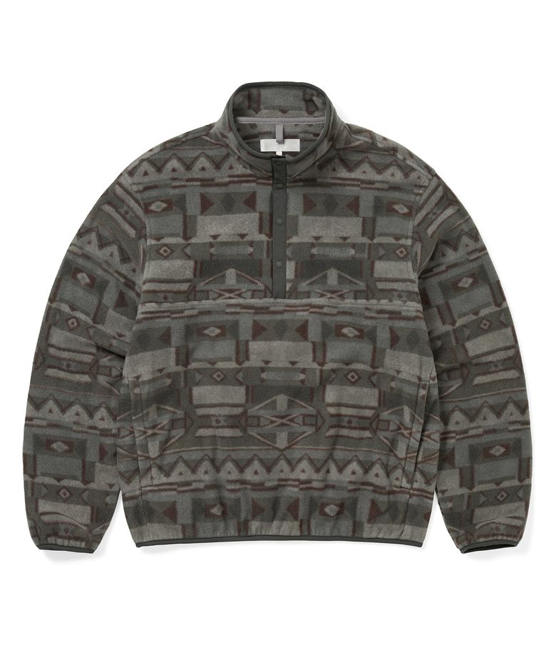 Fleece Pullover Brown
