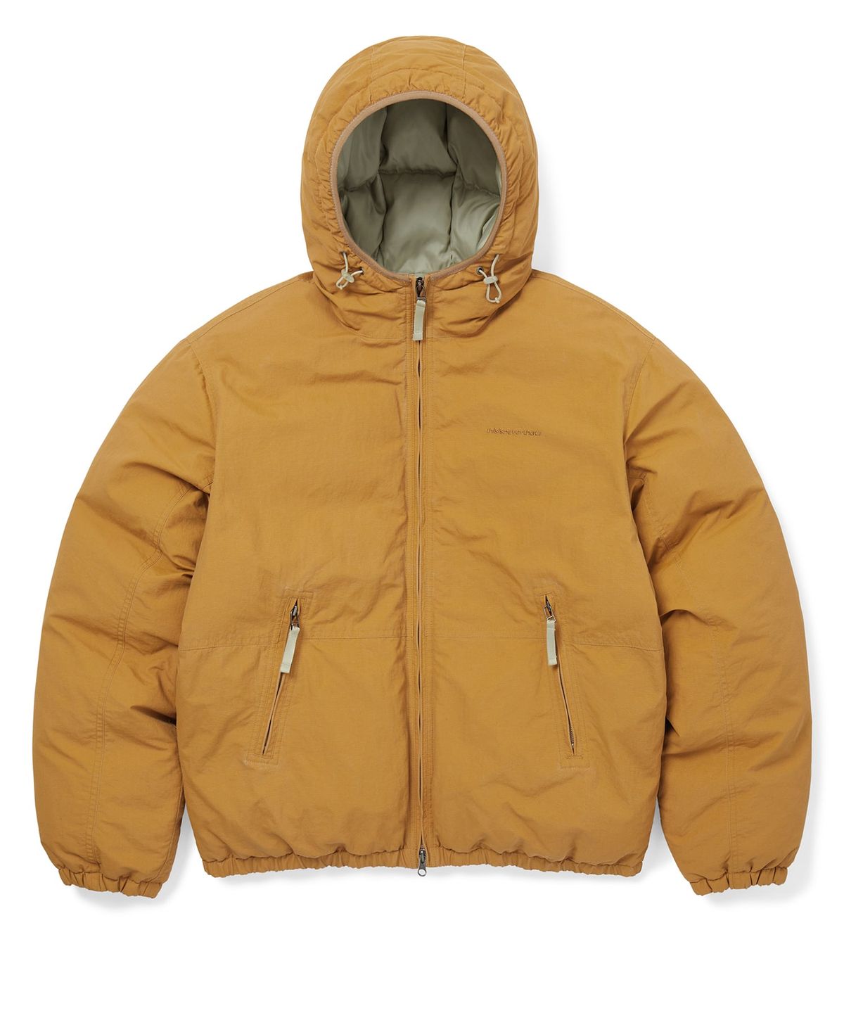 디스이즈네버댓(THISISNEVERTHAT) Washed Down Puffer Jacket Orange