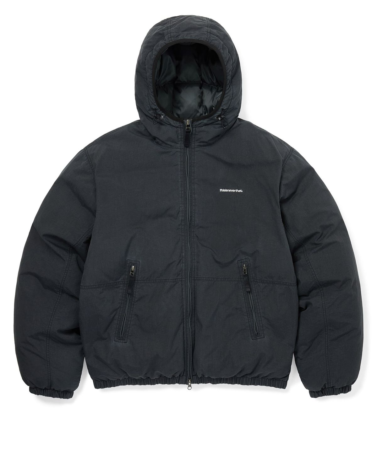 디스이즈네버댓(THISISNEVERTHAT) Washed Down Puffer Jacket Black