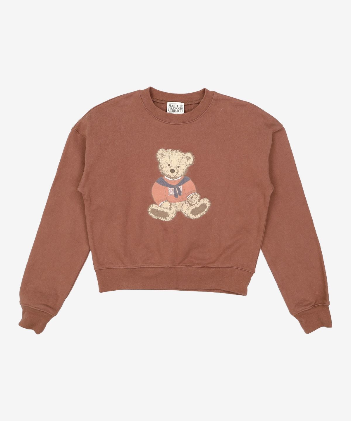 마리떼 프랑소와 저버(MARITHÉ + FRANҪOIS GIRBAUD) W DOODLE BEAR CROP SWEATSHIRT S
