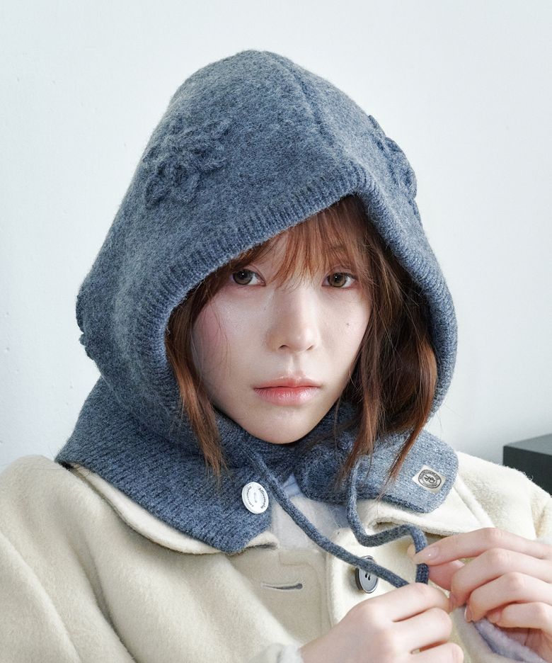 스노우 블룸 바라클라바 (차콜)
