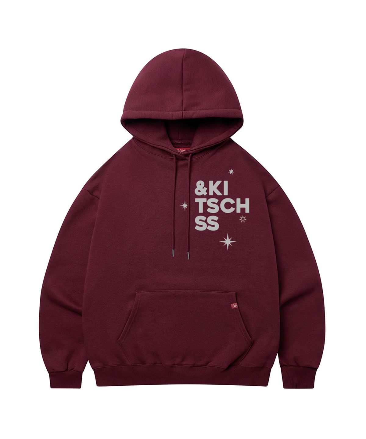 키치앤키스(KITSCH&KISS) STAR LOGO 오버핏 후드 (SOHKNK-106)