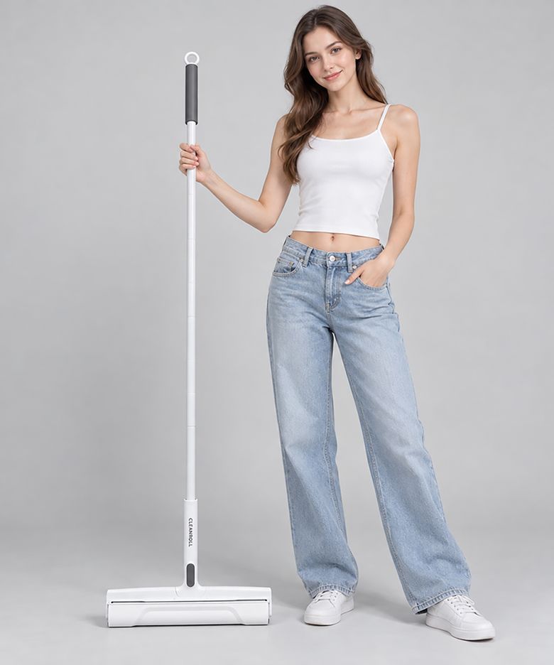 원터치 초대형 와이드 35cm 돌돌이 테이프클리너 롤크리너 사선컷팅 대형+리필 60매x1롤