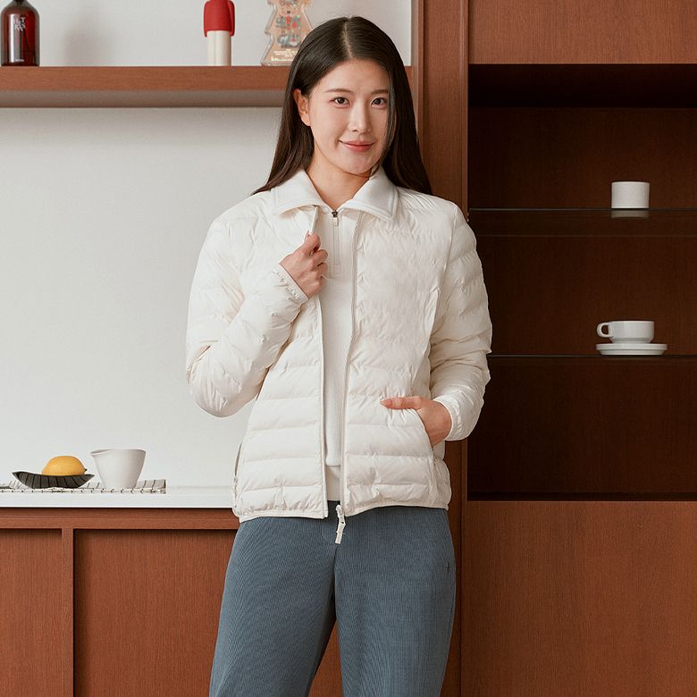 여성 헨리 튜브 패딩