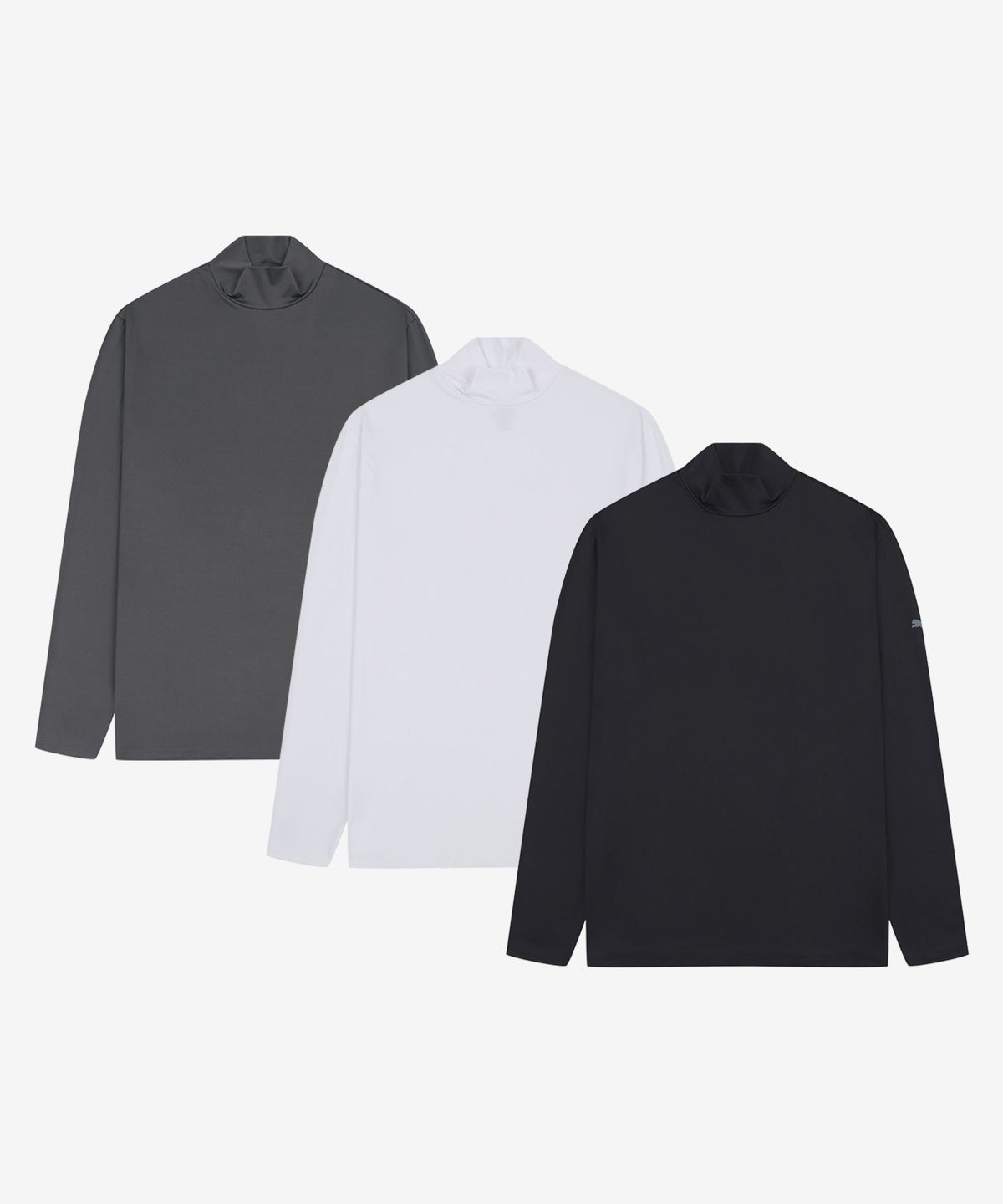푸마 바디웨어(PUMA BODYWEAR) [3PACK] 데일리 컴포트핏 모크넥 이너 웜웨어