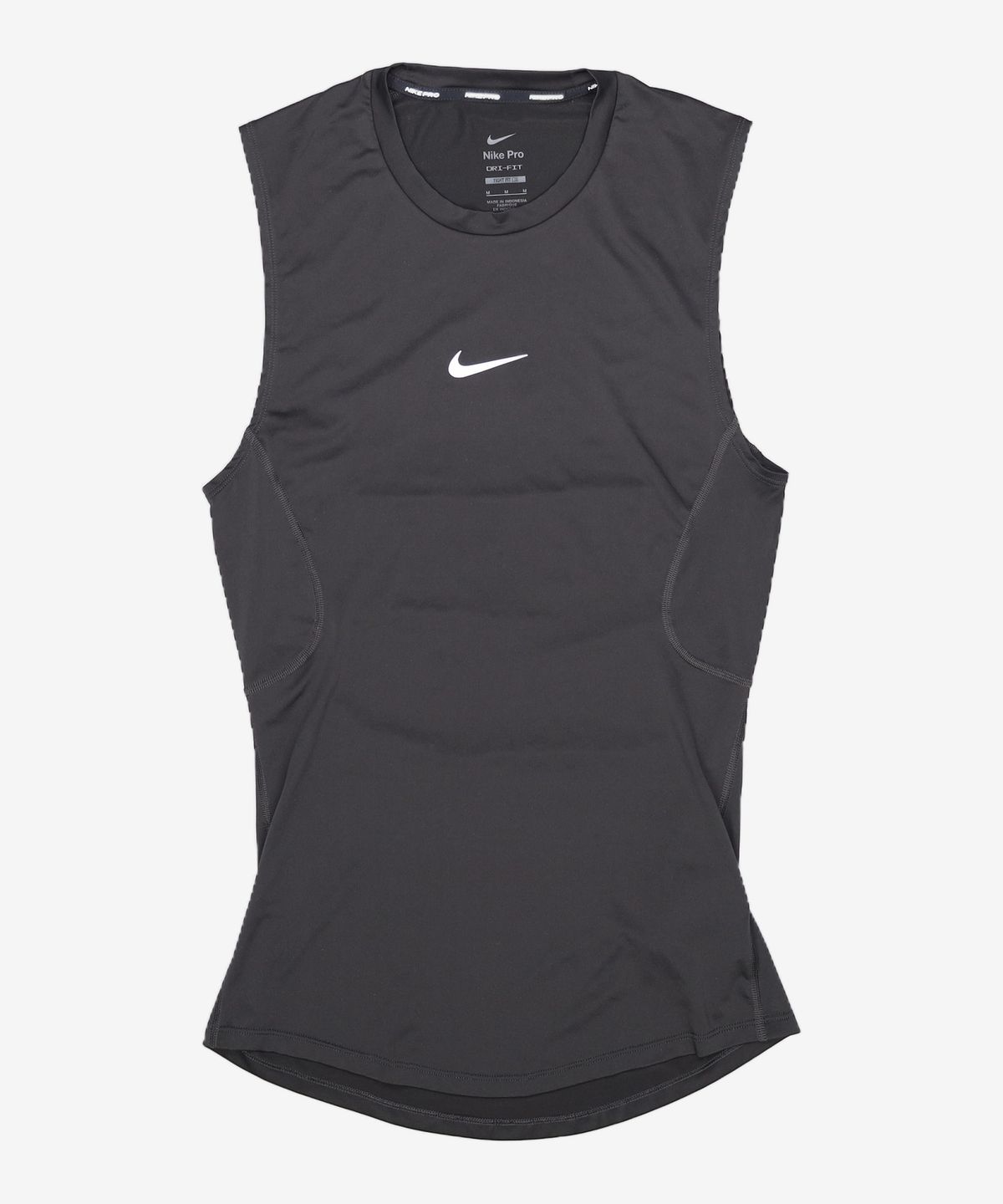 나이키(NIKE) 프로 드라이 핏 타이트 민소매 피트니스 탑 M - 블랙:화이트 / FB7915-010 95