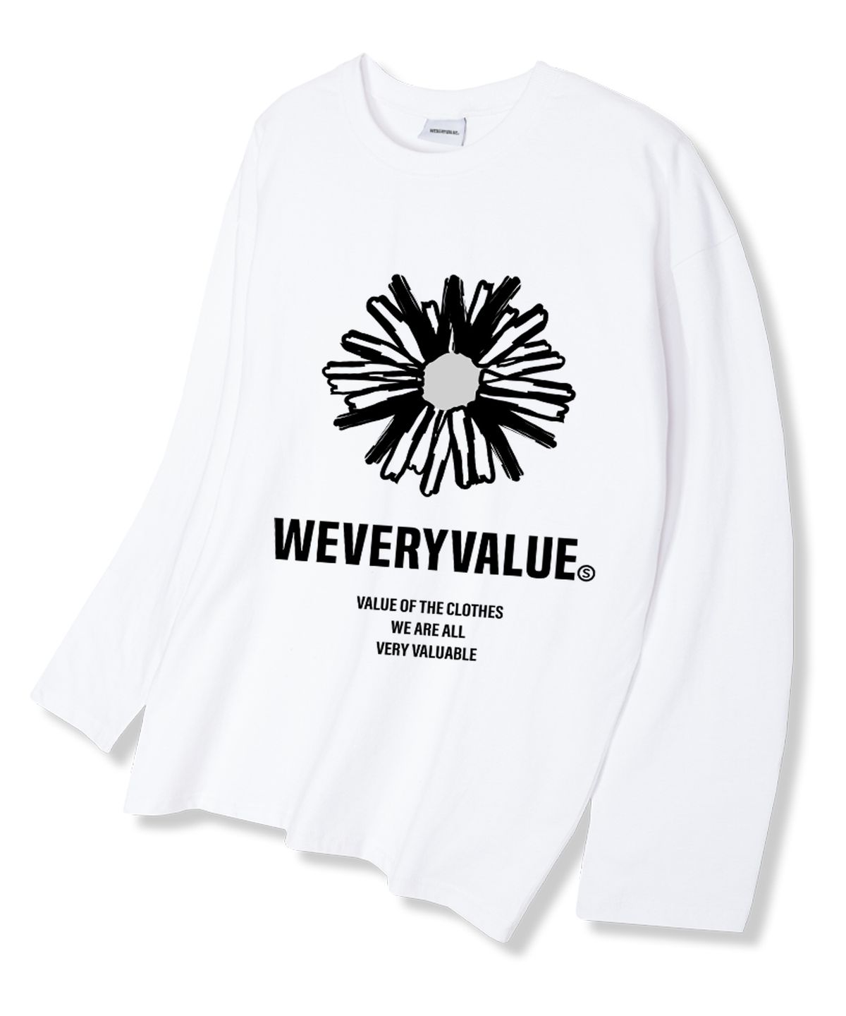 위베리벨류(WEVERYVALUE) 위플로우 오버핏 16수 긴팔티셔츠 3컬러