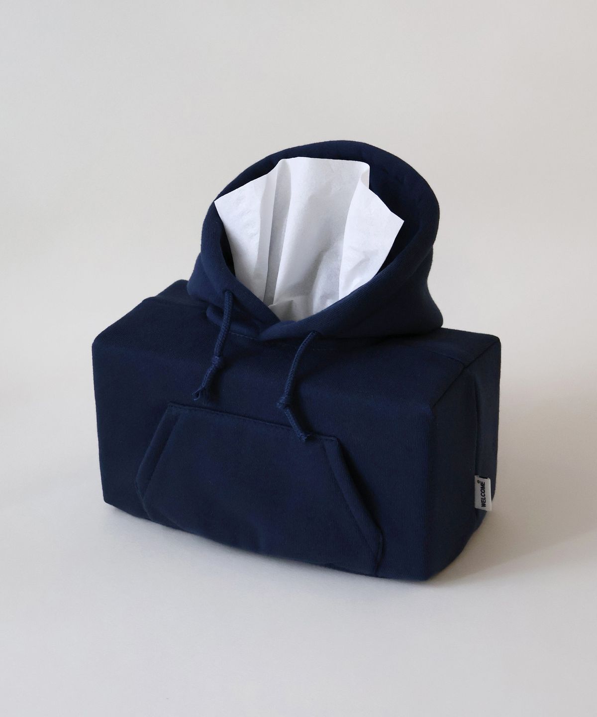 웰컴투씨씨씨(WELCOME TO CCC) Hoodie Buddy Tissue Case (Navy)