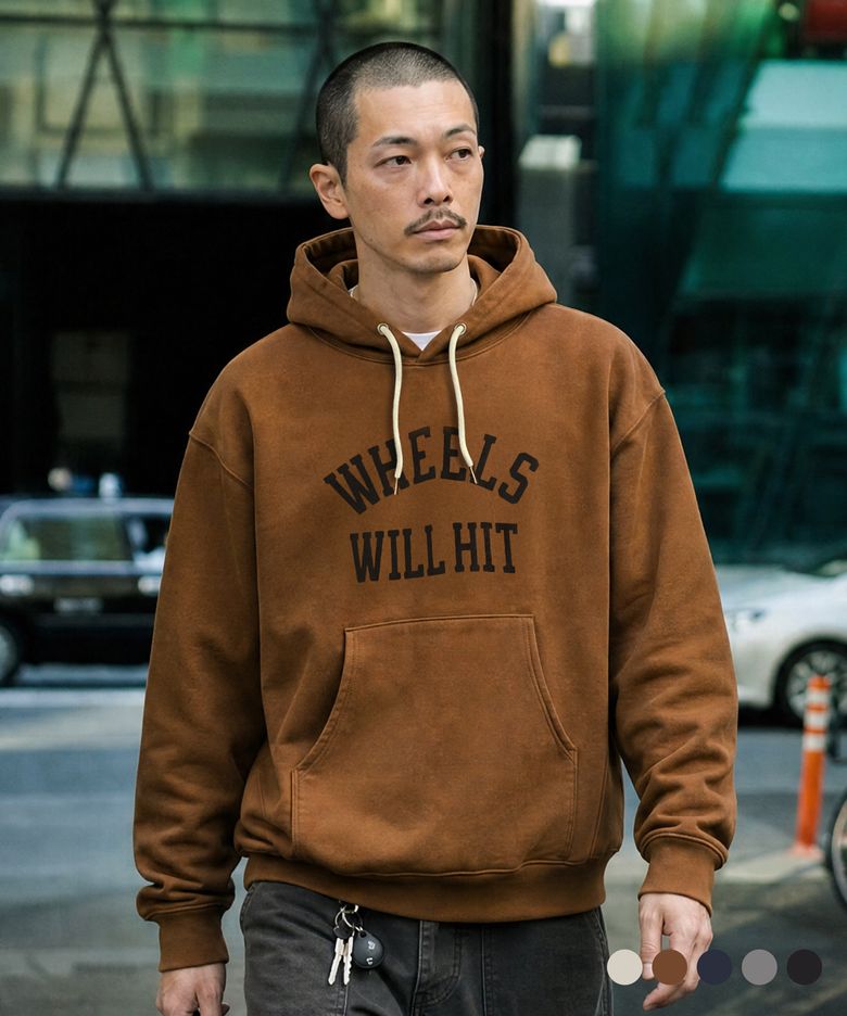 힛 더 로드 헤비웨이트 후드 브라운 SMHD4787
