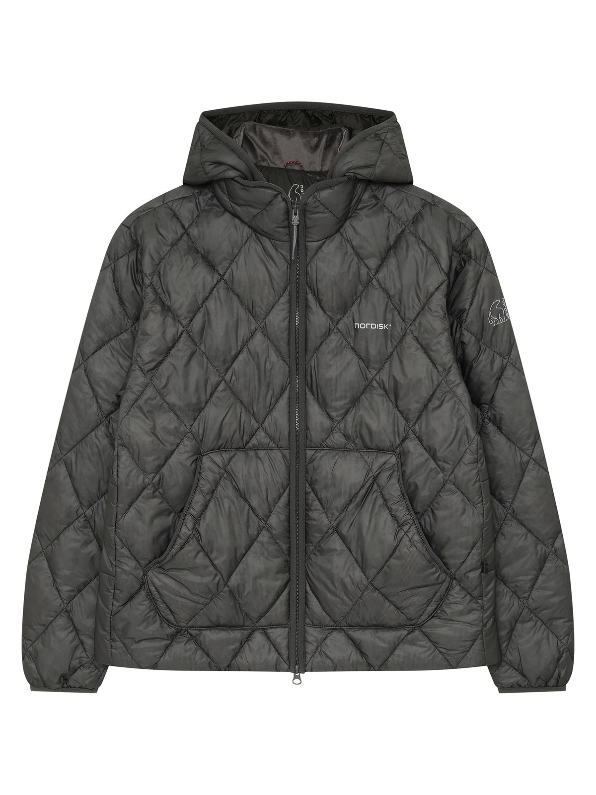 노르디스크(NORDISK) [HYGGE HIKE] 프리마로프트 경량 패딩 후디 자켓 - U_Dark Grey_OUW26173C6