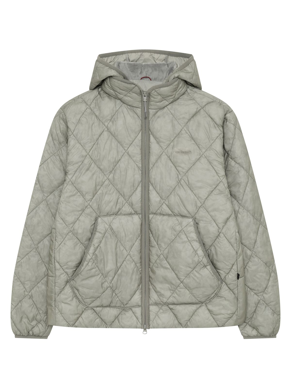 노르디스크(NORDISK) [HYGGE HIKE] 프리마로프트 경량 패딩 후디 자켓 - U_Ice Grey_OUW26173C1
