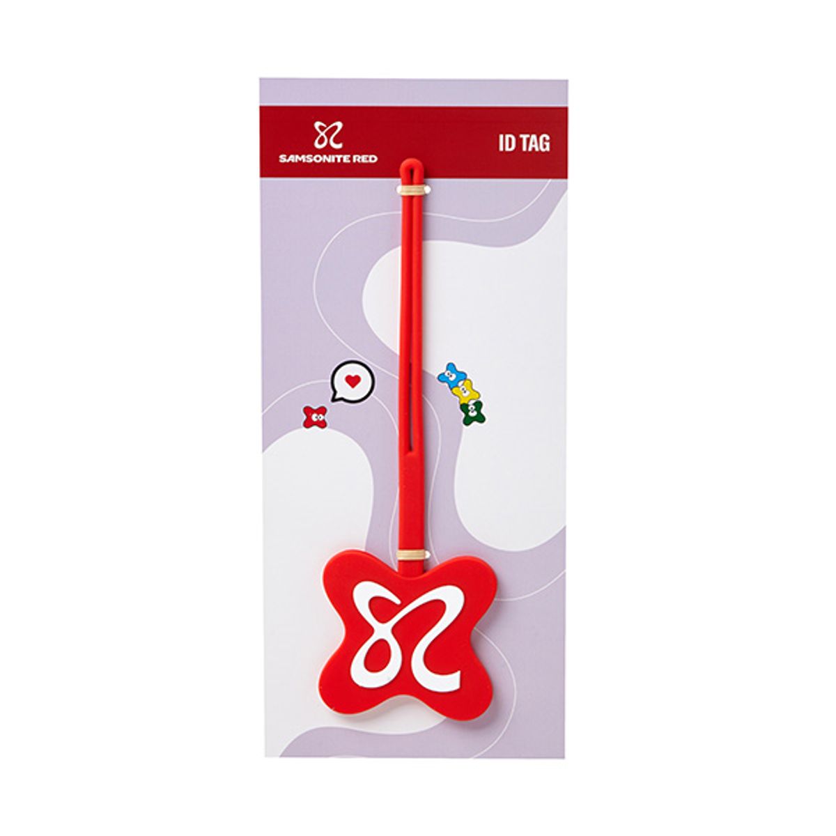 쌤소나이트 레드(SAMSONITE RED) 베이직 로고 ID 태그  RED UU900009