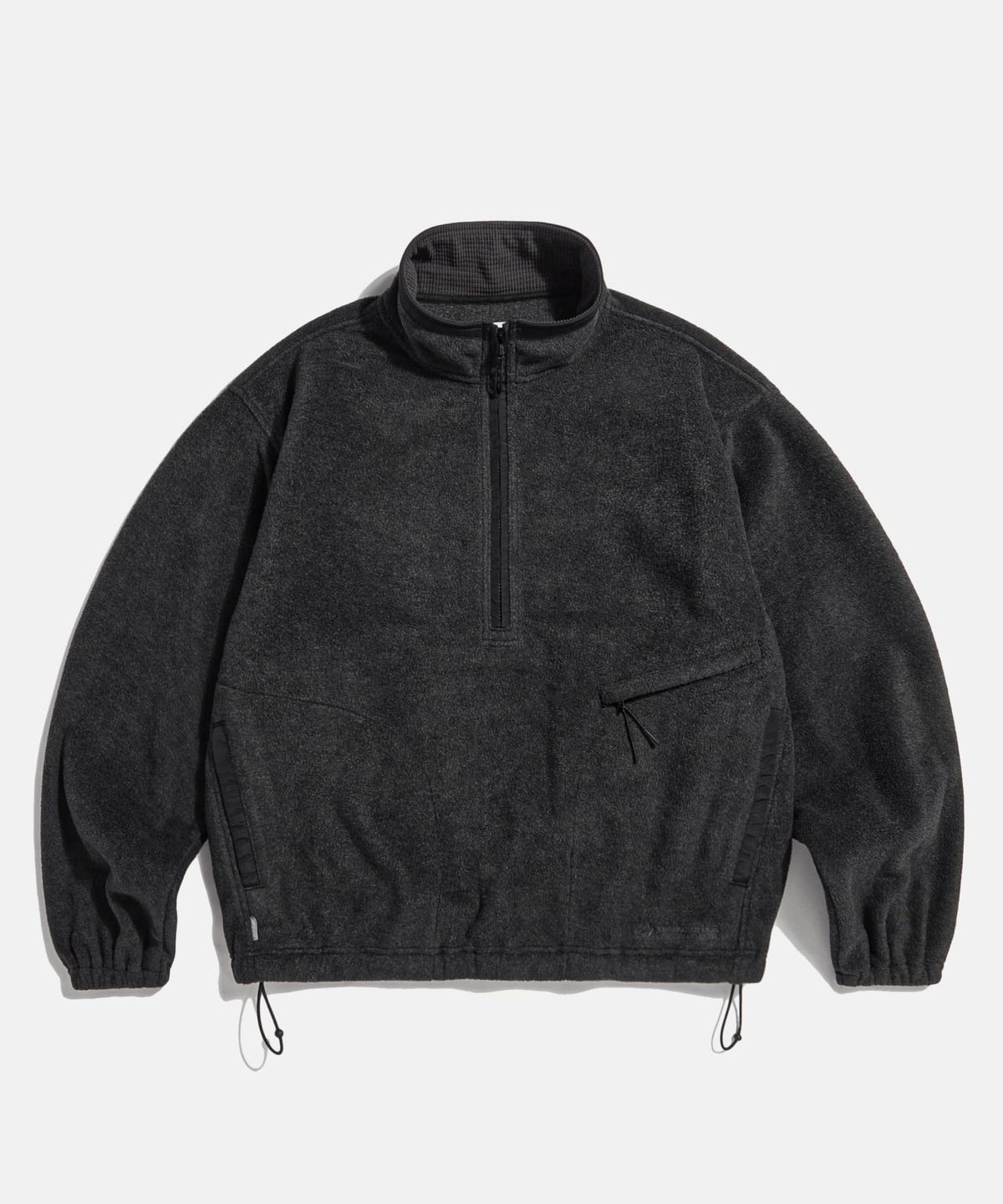 에스피오나지(ESPIONAGE) Expl. Quarter Zip Fleece Pullover Dark Grey