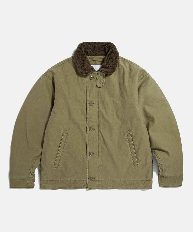 Insulated N-1 Deck Jacket Tan