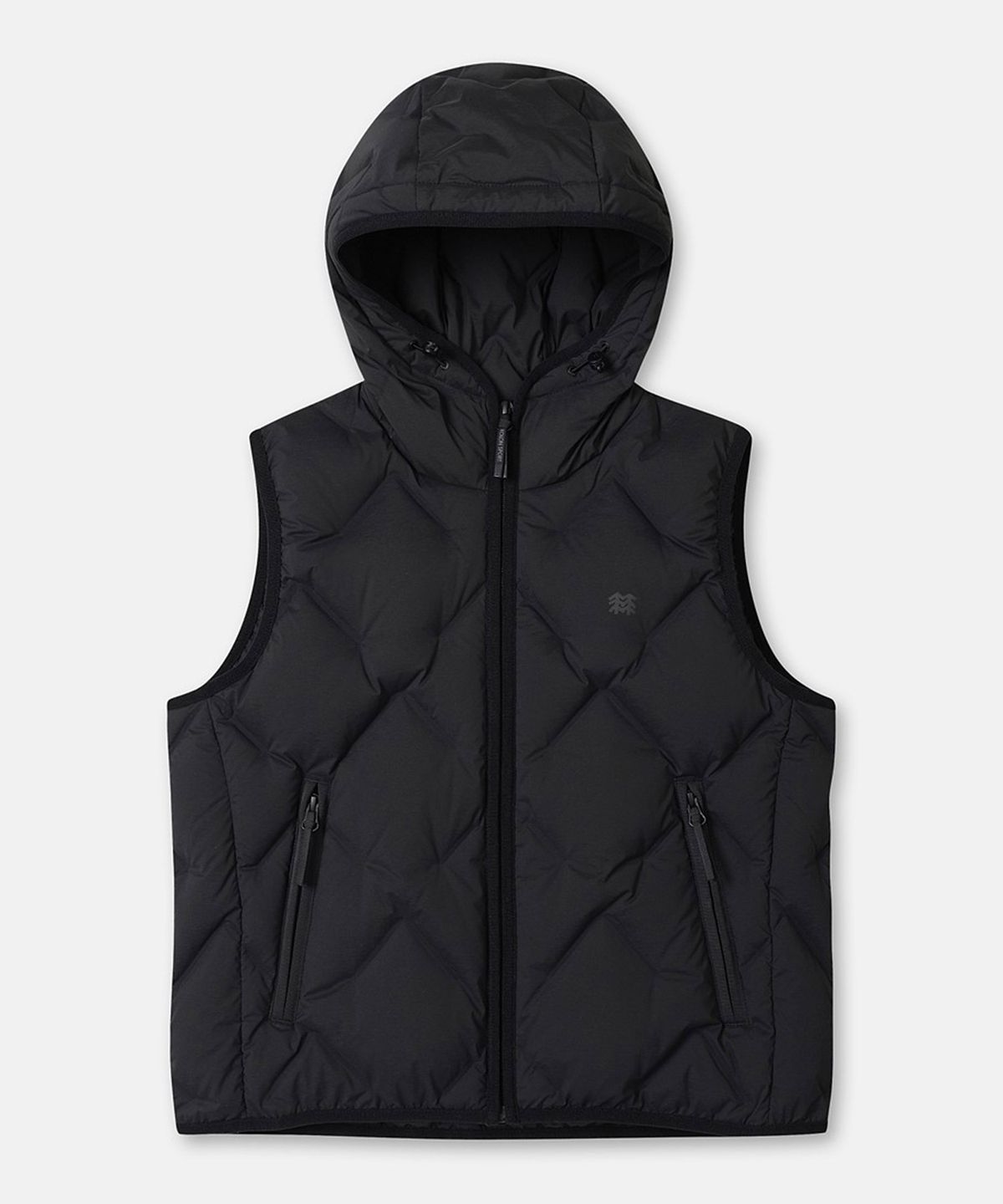 코오롱스포츠(KOLON SPORT) 여성 솟솟 크롭 후드 튜브다운 다운베스트 TVVAW26502BLK