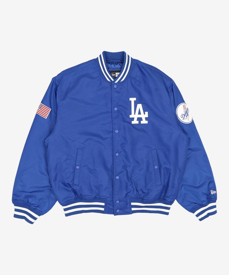 MLB LA 다저스 어센틱 스타디움 재킷 블루 105