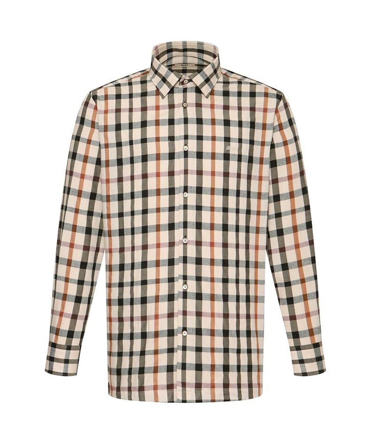 닥스셔츠(DAKS SHIRTS) 노케어 폴리혼방 미듐체크셔츠 레귤러핏 베이지_DMA1SHCL142I1
