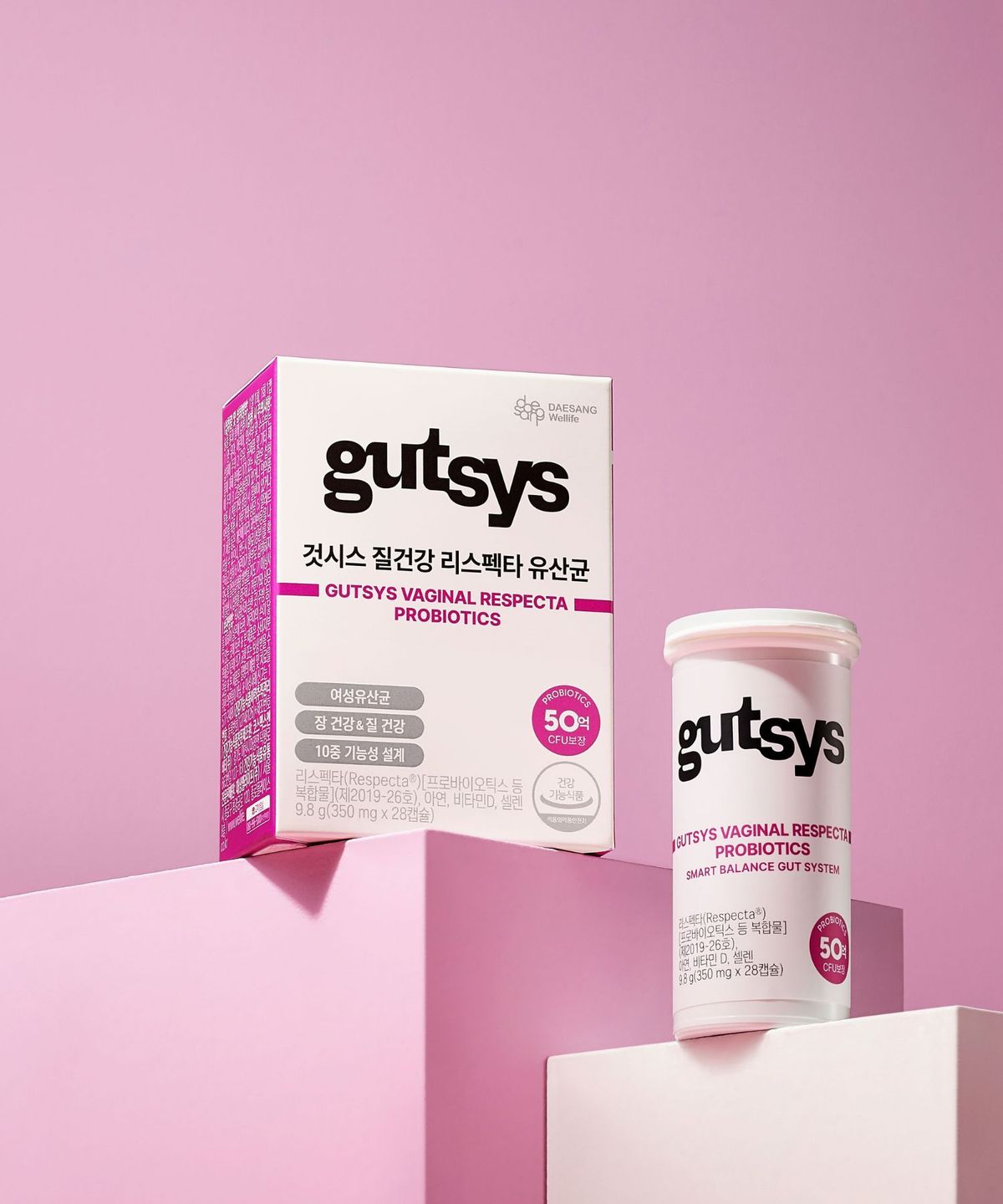 것시스(GUTSYS) 질건강 리스펙타 유산균 1박스 (28일분) / 보장균수 50억 CFU